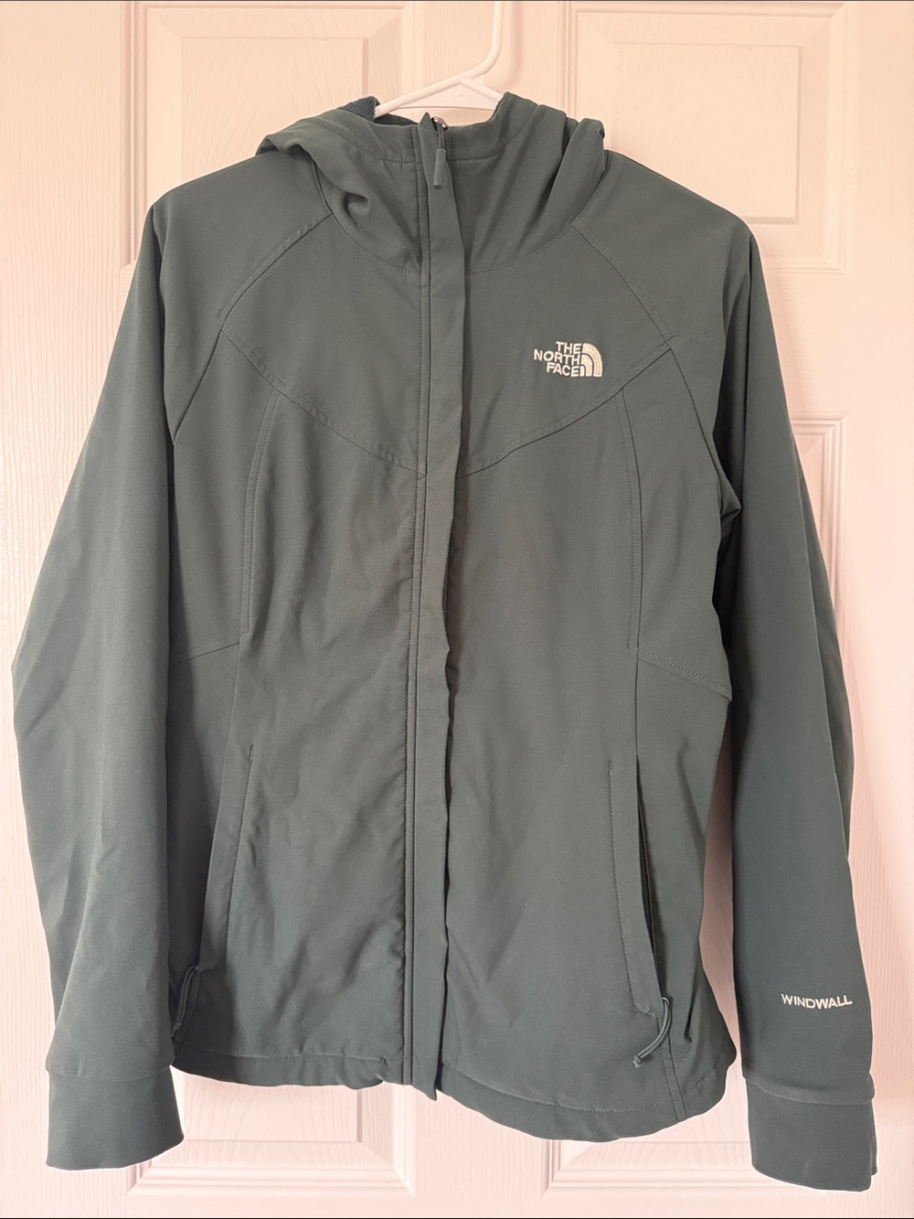 The North Face WindWall Hooded Jacket - Olive